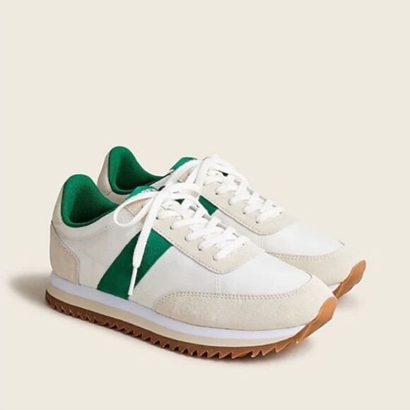 J. Crew Shoes - J. CREW Trainers in Colorblock Mountain White Kelly *New*